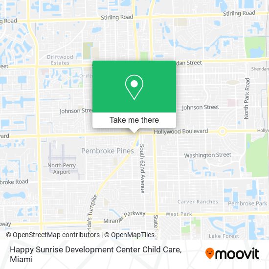 Happy Sunrise Development Center Child Care map