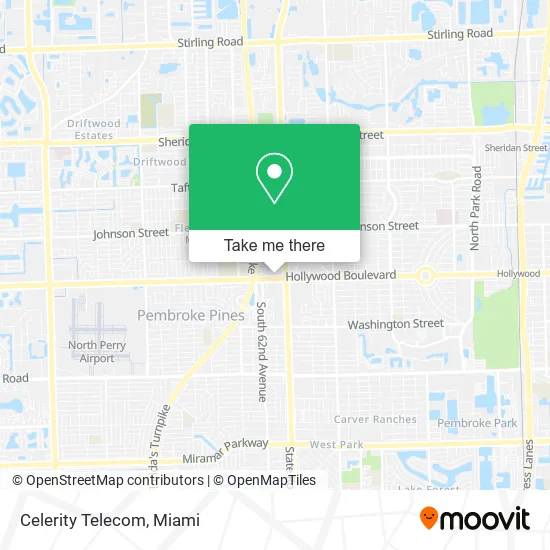 Celerity Telecom map