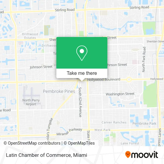 Latin Chamber of Commerce map