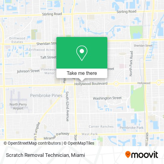 Scratch Removal Technician map