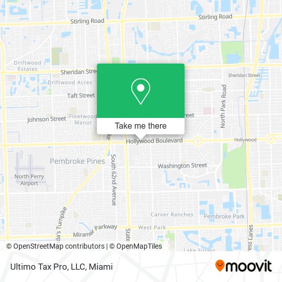 Ultimo Tax Pro, LLC map