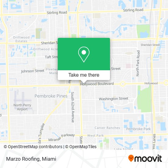 Marzo Roofing map