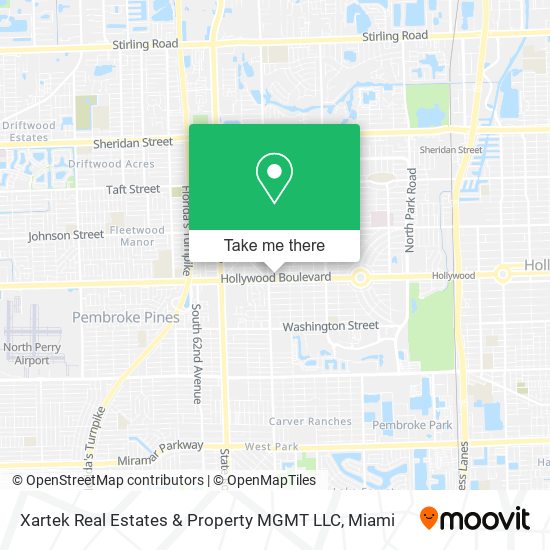 Mapa de Xartek Real Estates & Property MGMT LLC