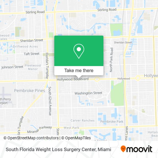 South Florida Weight Loss Surgery Center map