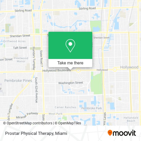 Prostar Physical Therapy map