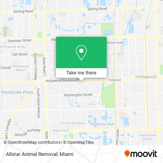 Allstar Animal Removal map