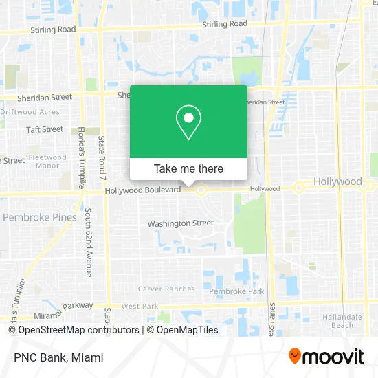PNC Bank map