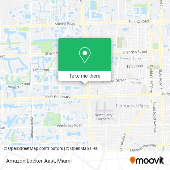 Amazon Locker-Aast map