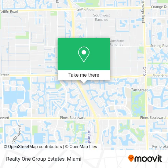 Realty One Group Estates map
