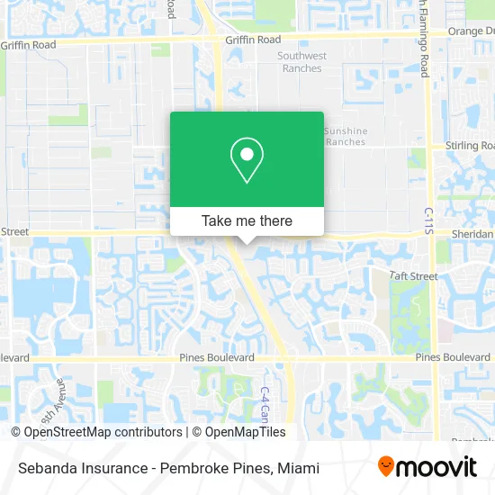 Sebanda Insurance - Pembroke Pines map