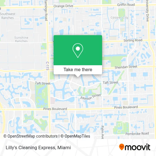 Lilly's Cleaning Express map