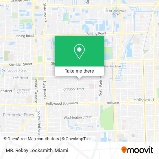 MR. Rekey Locksmith map