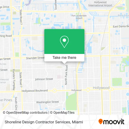 Shoreline Design Contractor Services map