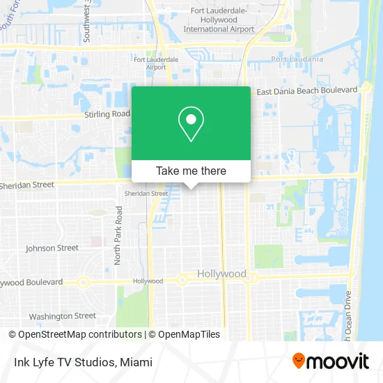 Ink Lyfe TV Studios map