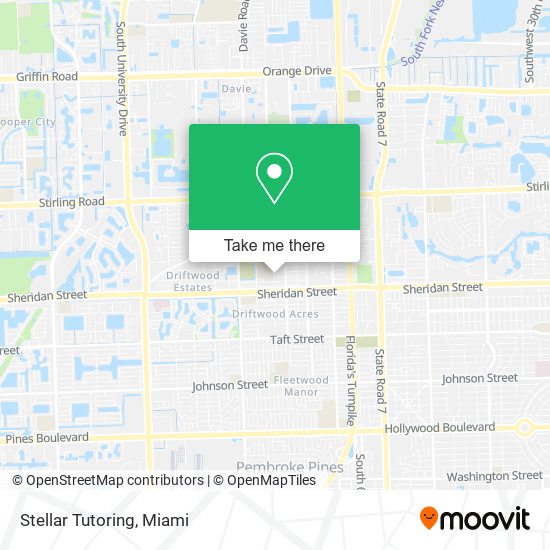 Mapa de Stellar Tutoring