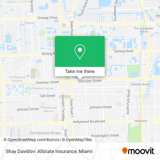 Shay Davidov: Allstate Insurance map