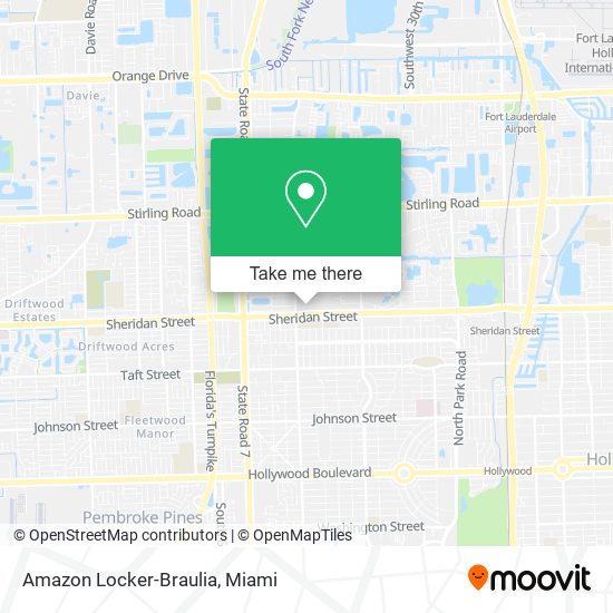 Amazon Locker-Braulia map