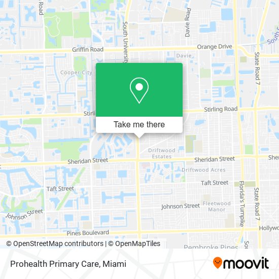 Mapa de Prohealth Primary Care