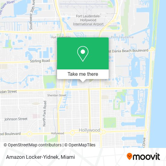 Mapa de Amazon Locker-Yidnek