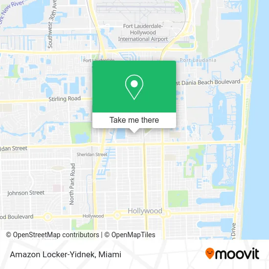Amazon Locker-Yidnek map