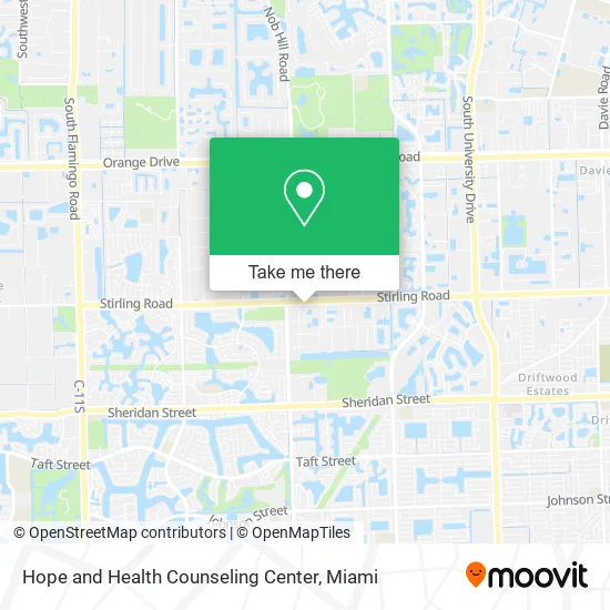 Hope and Health Counseling Center map
