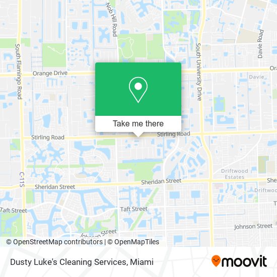 Dusty Luke's Cleaning Services map