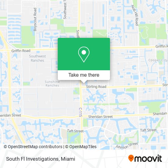 South Fl Investigations map