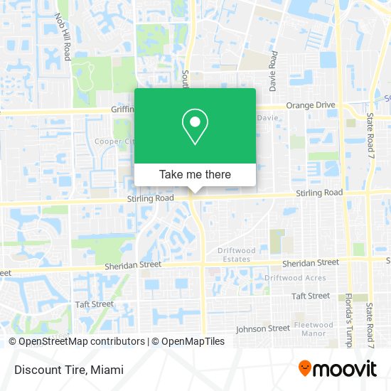 Discount Tire map