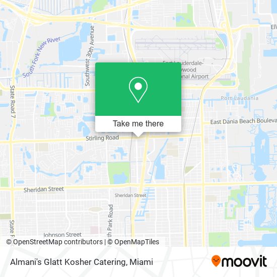 Mapa de Almani's Glatt Kosher Catering