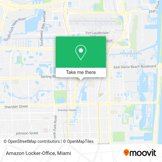 Amazon Locker-Office map
