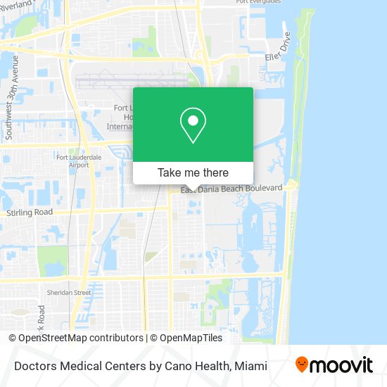 Doctors Medical Centers by Cano Health map