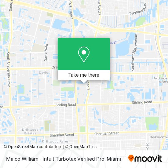 Maico William - Intuit Turbotax Verified Pro map