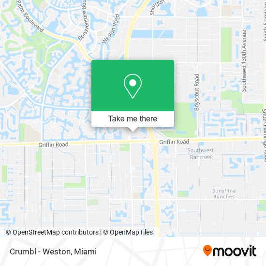 Mapa de Crumbl - Weston