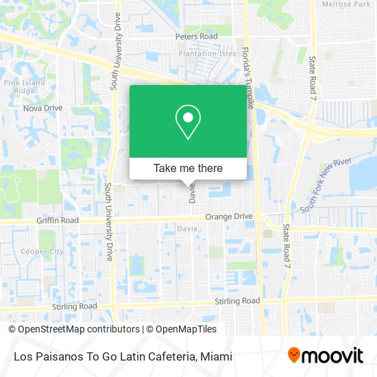 Los Paisanos To Go Latin Cafeteria map