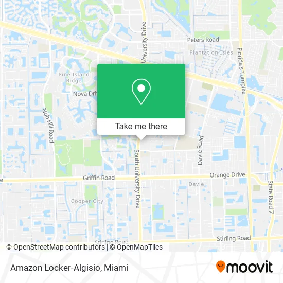 Amazon Locker-Algisio map