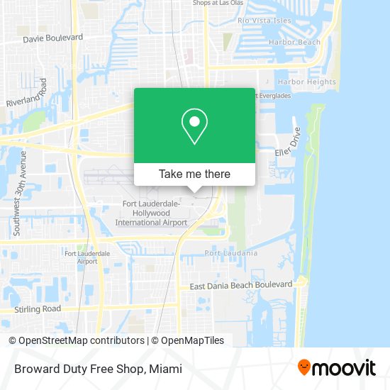 Broward Duty Free Shop map