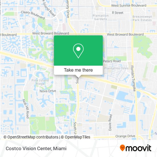 Costco Vision Center map