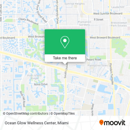 Ocean Glow Wellness Center map