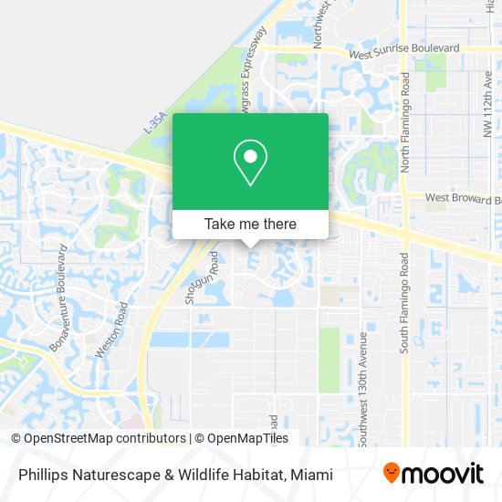 Phillips Naturescape & Wildlife Habitat map