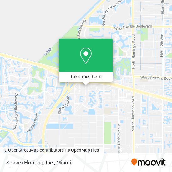 Spears Flooring, Inc. map