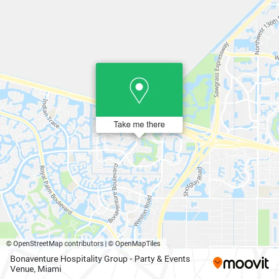 Bonaventure Hospitality Group - Party & Events Venue map