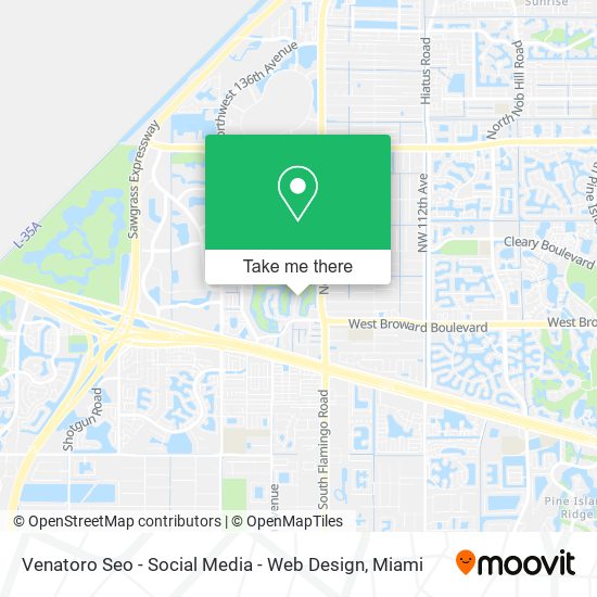 Venatoro Seo - Social Media - Web Design map