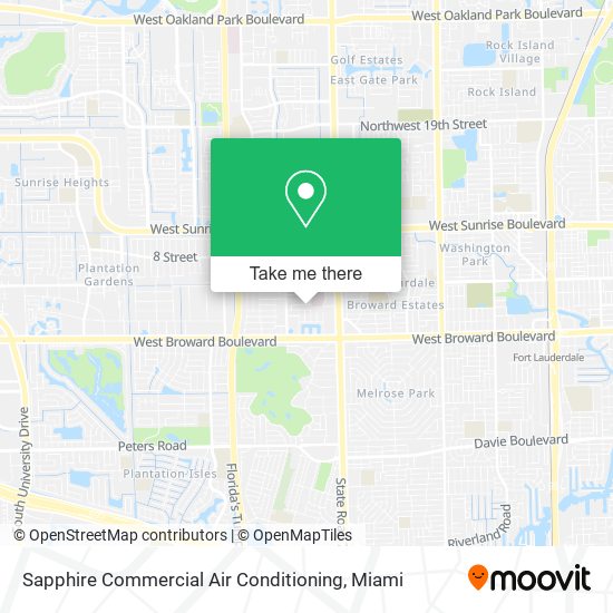 Sapphire Commercial Air Conditioning map