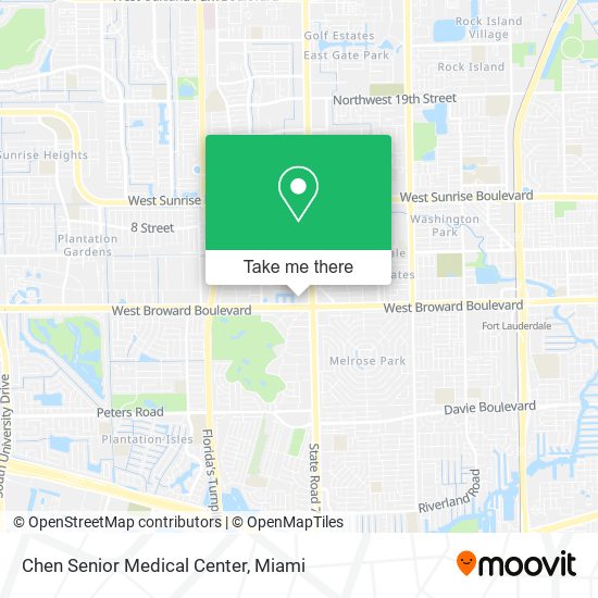 Mapa de Chen Senior Medical Center