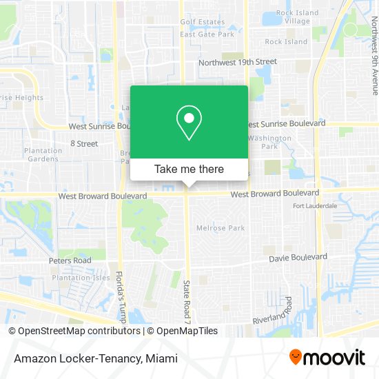 Mapa de Amazon Locker-Tenancy