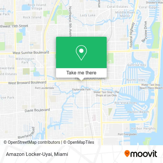 Amazon Locker-Uyai map