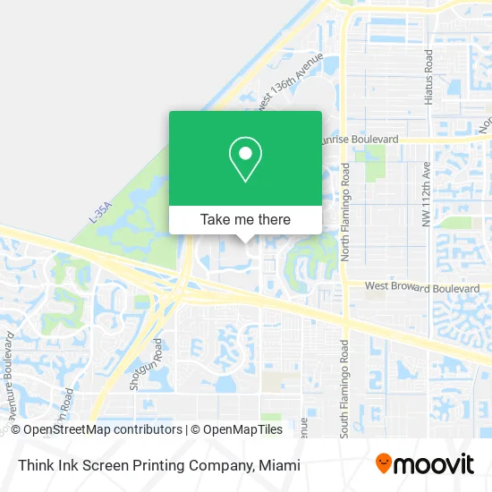 Think Ink Screen Printing Company map
