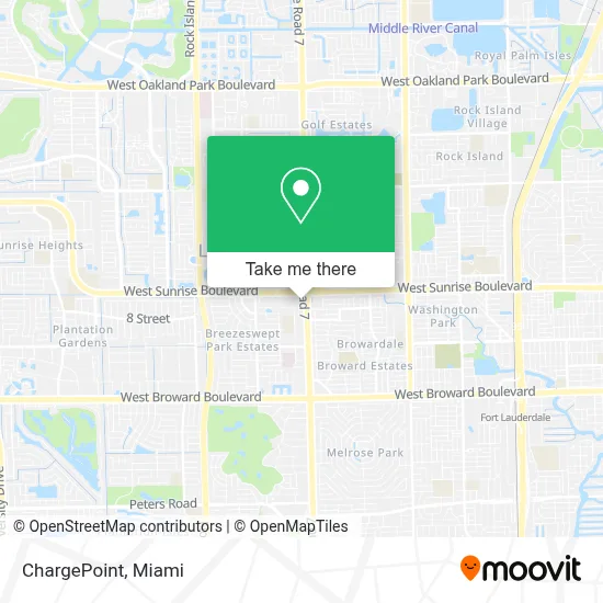 ChargePoint map