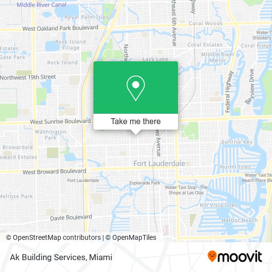 Ak Building Services map