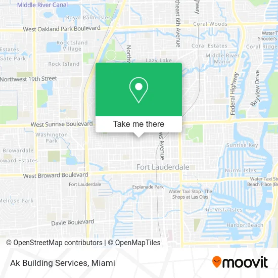 Ak Building Services map